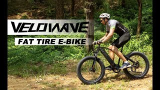 VELOWAVE Electric Bike 750W BAFANG Motor 26 Fat Tire [upl. by Eimaj]