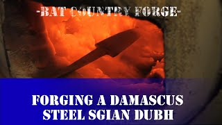 Making a Damascus Steel Sgian Dubh [upl. by Cailly728]