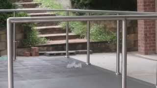 How to Install DIY Stainless Steel Posts and Handrails [upl. by Helse]