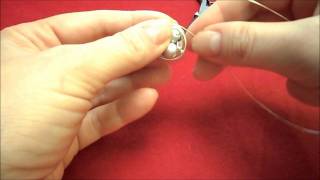 How to Make Birds Nest Wire Earrings [upl. by Hannahs421]