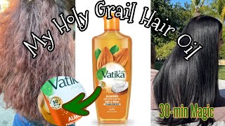 Vatika Almond Hair Oil Review  My Favourite  Best Hair Oil in Pakistan  Mahnoor I Shah [upl. by Cela]