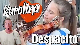 Karolina Protsenko  Despacito REACTION 🔥 [upl. by Uba]