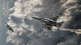 Horrible moment Russias newest SU57 fighter jet was shot down by Ukraines newest F16 squadron [upl. by Walke743]