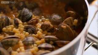 Sardinian couscous with clams  Nigellissima  Episode 4  BBC Two [upl. by Ebanreb]