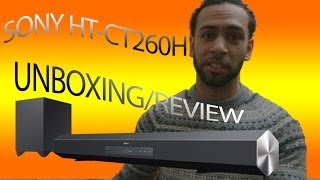 SONY HTCT260H SOUND BAR UNBOXINGREVIEW [upl. by Herrmann]