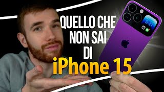 IPHONE 15  TUTTO QUELLO CHE DEVI SAPERE [upl. by Whitby]