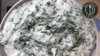 Spinach Tarator  Classic Spinach Dip  Mahmut Cayli [upl. by Pippa]