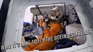 What its like to fly the Boeing Starliner CST100 Spaceship [upl. by Agripina]