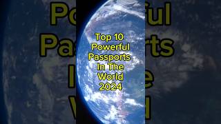 Top 10 Powerful Passports In The World  shortsvideo top10 ytshorts [upl. by Ima]