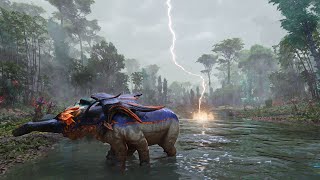 Walking in HEAVY Thunderstorm in AVATAR Frontiers of Pandora [upl. by Henrie]