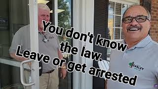 🔴🔵You dont know the law leave now or get arrested 1st amendment audit fail🔵🔴 [upl. by Youngman982]