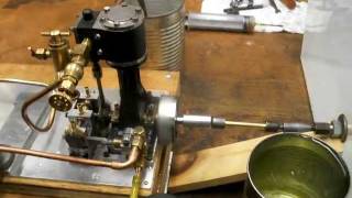 Steam test of V10 with Octura 1475 propeller using Scott boiler and feed pump [upl. by Prent]