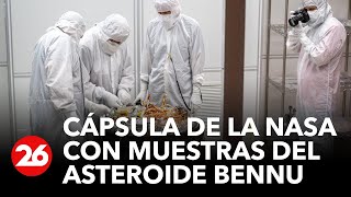 Una cápsula de la NASA con muestras del asteroide Bennu llegó a la Tierra [upl. by Odelle]