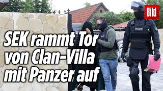 Razzia gegen AlZeinClan – SEK stürmt Villa mit Panzer [upl. by Hege]