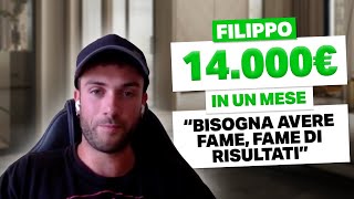 Filippo genera 14k con l’Ecommerce  Testimonianza Matteo Palanca [upl. by Norat549]