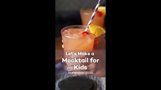 Kids Mocktail Recipe without Sugary Soda [upl. by Nickey]