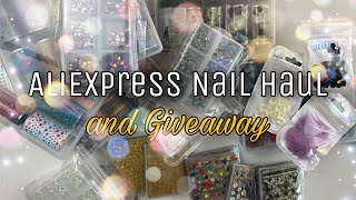 ALIEXPRESS NAIL ART HAUL  GIVEAWAY TIME CLOSED  Affordable Trendy NAIL SUPPLIES for Beginners [upl. by Damas645]