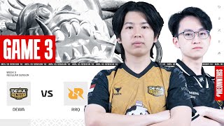 DEWA UNITED ESPORTS vs RRQ HOSHI  Regular Season Week 5 Day 3  Game 3  MPLIDS14 [upl. by Vig337]