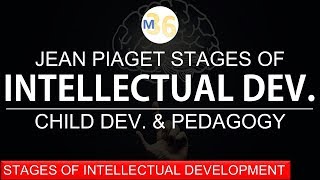 Intellectual Development Stages Given by Piaget  DSSSB  CTET  KVS  TET [upl. by Axe]