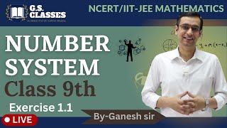 Class 9 Maths Chapter 1  Number System Class 9 Maths ncert by gs classes [upl. by Winola]