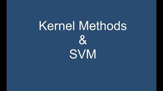 Machine Learning Tutorial 8 Kernel Methods and SVMs [upl. by Yenot]