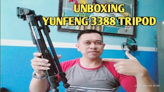 UNBOXING YUNFENG 3388 TRIPOD [upl. by Ilek]