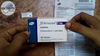 Dangerous side effects of Detrusitol Tolterodine Ltartrate2mg tablet in Urdu Hindi  Side effects [upl. by Vyner]