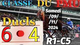 Pronostic PMU  Base solide du quinté du samedi 09112024 R1C5 Prix Marcel Laurent [upl. by Nawj]