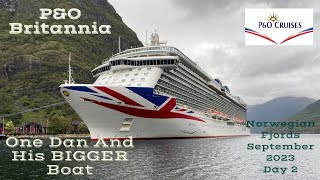 PampO Britannia  Norwegian Fjords Cruise  September 2023  Day 2 [upl. by Lanfri]