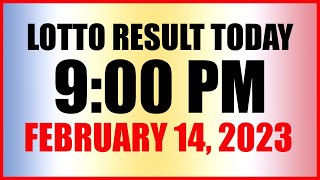 Lotto Result Today 9pm Draw February 14 2023 Swertres Ez2 Pcso [upl. by Hulbard]