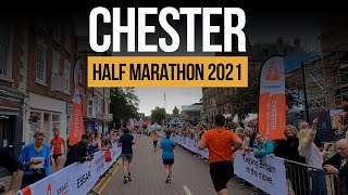 What does it feel like to run a half marathon Join me as I run the Essar Chester Half marathon 2021 [upl. by Georgia]