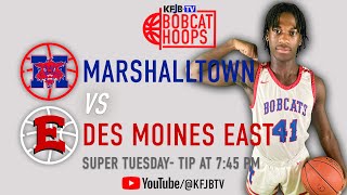 Basketball Marshalltown vs Des Moines East [upl. by Eadmund343]