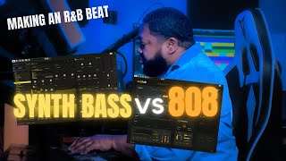 Synth Bass or 808 Making an RampB Beat From Scratch [upl. by Oiramej]