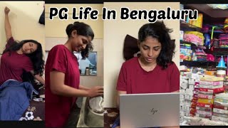 A Day In PG 🏠  PG Life In Bangalore  Daily Routine  PG Life 🤷‍♀️ VibeVithVidhya [upl. by Kress119]