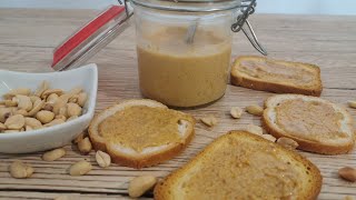 RECETTE DE BEURRE DE CACAHUÈTES MAISON PÂTE À TARTINER [upl. by Venn402]