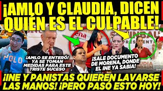 HOY MARTES AMLO Y CLAUDIA ¡SEÑALAN A CULPABLES EN GUANAJUATO PANISTAS E INE TIEMBLAN ANTE ESTO [upl. by Eduj]