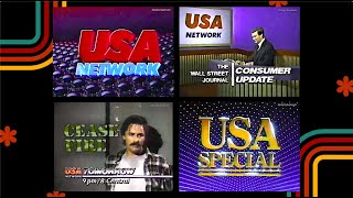 Retro 1988  USA Network Promos  Cable TV History [upl. by Gorski474]