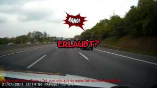 Rechts überholen auf der Autobahn ist verboten [upl. by Llertnauq]