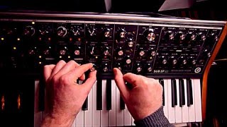 Moog Sub 37  Demo Paraphonic Dimensions by Steven Orb [upl. by Geesey]