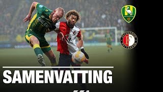 Samenvatting  ADO Den Haag  Feyenoord 20182019 [upl. by Linskey]