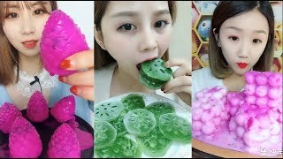 Eat ice cold ice food ASMR Relax eating sound 6 [upl. by Ardnuassac123]