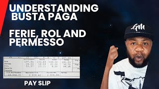 How to understand your busta paga Ferie rol and permesso [upl. by Aerua]