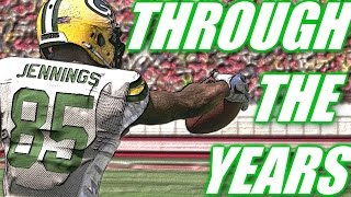 GREG JENNINGS THROUGH THE YEARS MADDEN 17 [upl. by Aerdnaek]