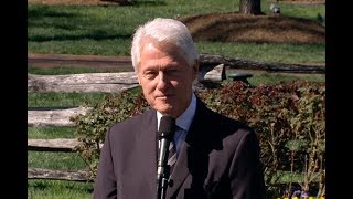 Former President Bill Clinton Pays Respect to Billy Graham [upl. by Marian]