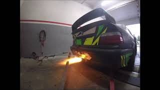 BMW E36 M54B30 DYNO TEST FULL EXHAUST MOD  ALPHAN TUNED BY RACEMODE 255HP336NM [upl. by Atkins]