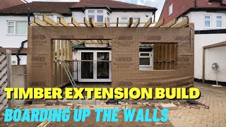 Timber frame extension Ep 14 [upl. by Anyl866]