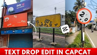 Text Dropping Video Editing In Capcut  Easy To Edit Text Dropping Video  Capcut Video Editing [upl. by Haisoj]