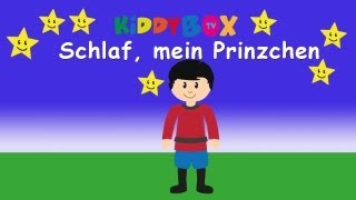 Schlafe mein Prinzchen  Kinderlieder zum Mitsingen  KIDDYBOXTV [upl. by Cheyney]