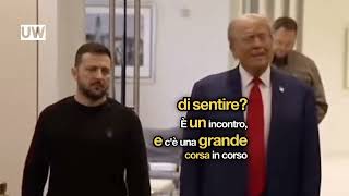 Incontro TRUMP  ZELENSKY tradotto in ITALIANO oggi NEW YORK 2024 [upl. by Holmun]