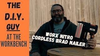 Worx Nitro 20V brad nailercrown stapler review [upl. by Enoek377]